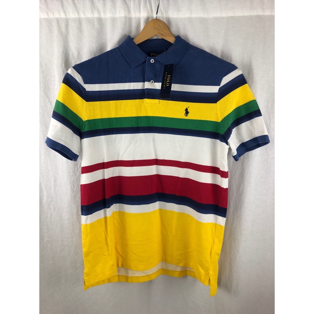 POLO RALPH LAUREN Multi-Color Stripe Polo